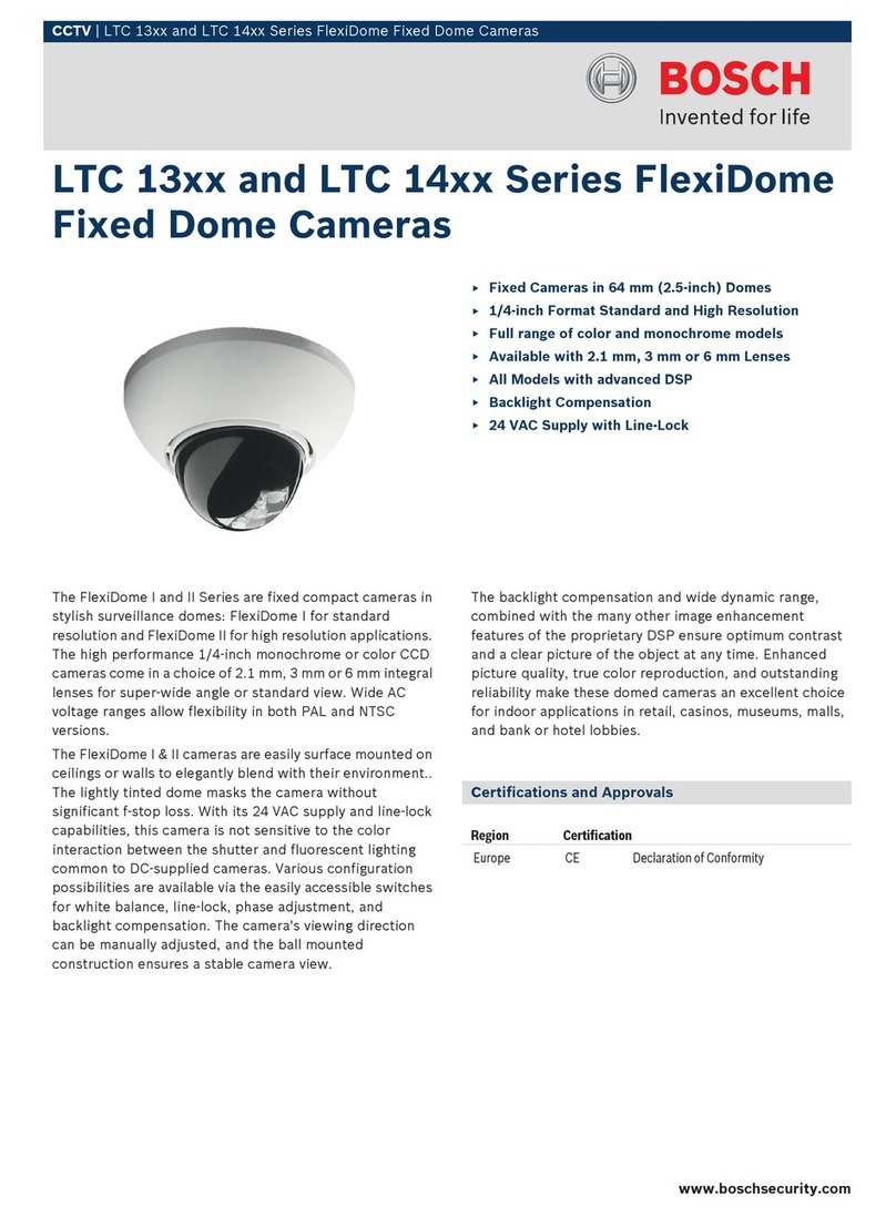Bosch LTC 1321/20 FlexiDome II User manual