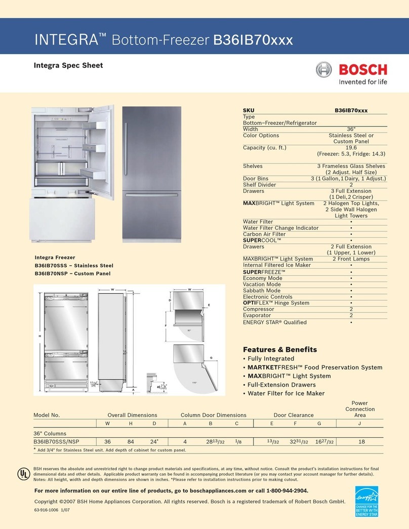 Bosch B36IB70NSP User manual