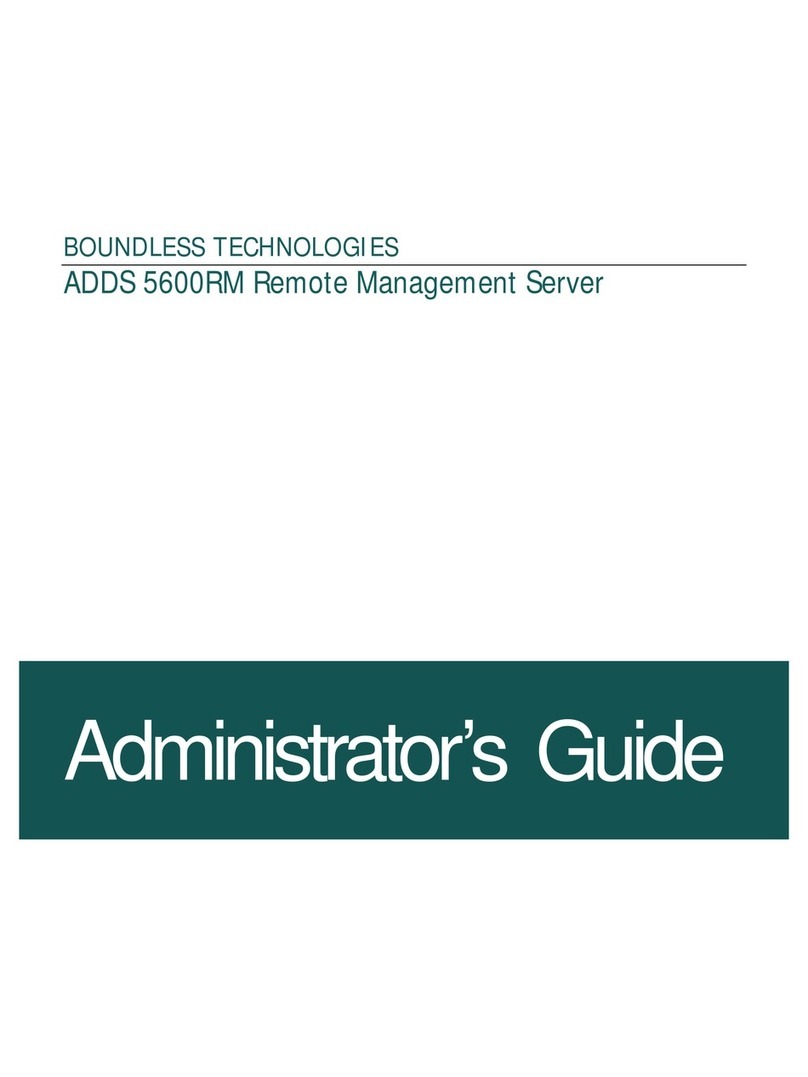 Boundless ADDS 5600 Administrator's guide