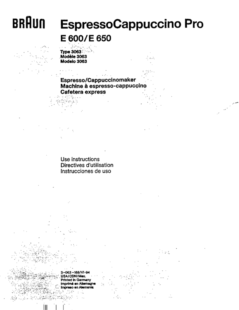 Braun E600 Quick guide