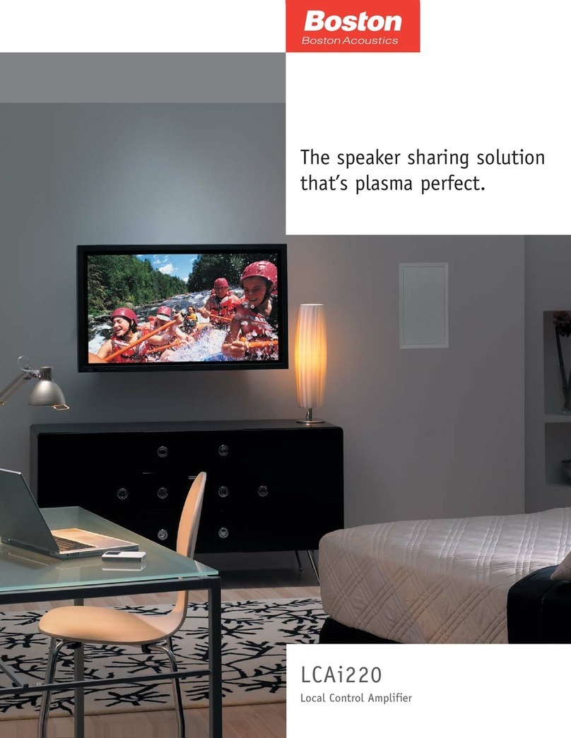 Boston Acoustics LCAi220 Brochure & specs