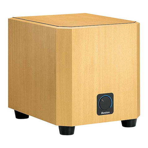 Boston Acoustics PV500 user guide