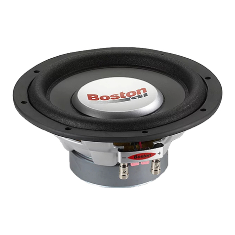 Boston Acoustics G110 Brochure & specs