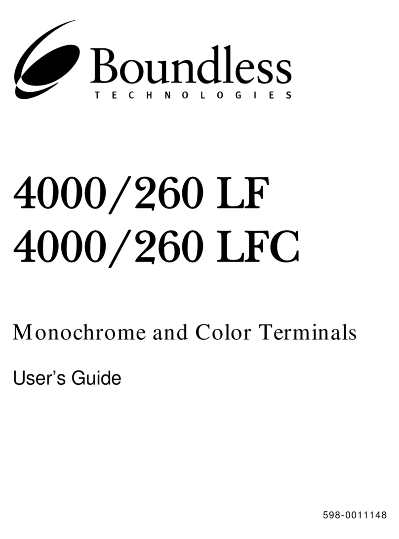 Boundless ADDS 4000/260 User manual Boundless ADDS 4000/260 User manual