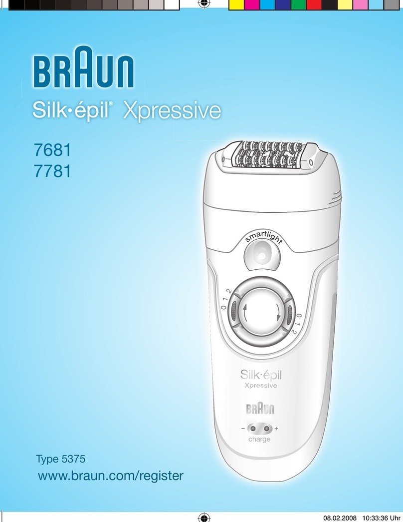 Braun Silk-epil 7681 User manual