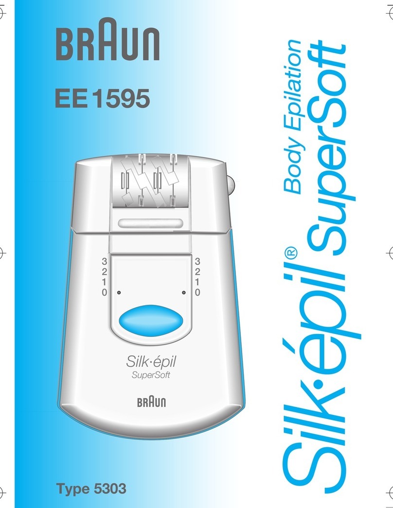 Braun Silk-epil SuperSoft EE 1595 user guide