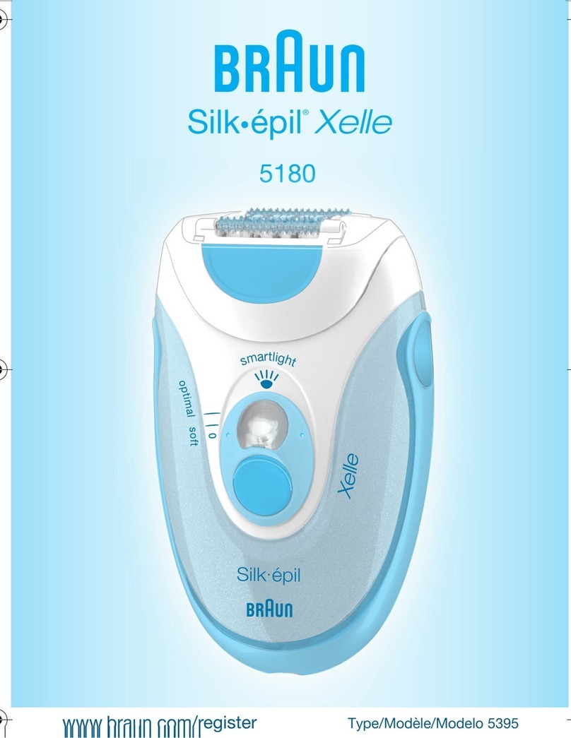 Braun Silk-epil X'elle 5180 User manual