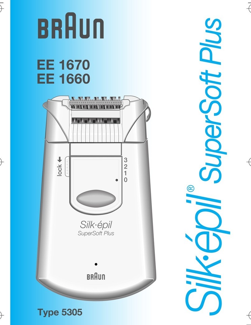 Braun Silk-epil SuperSoft EE 1670 User manual
