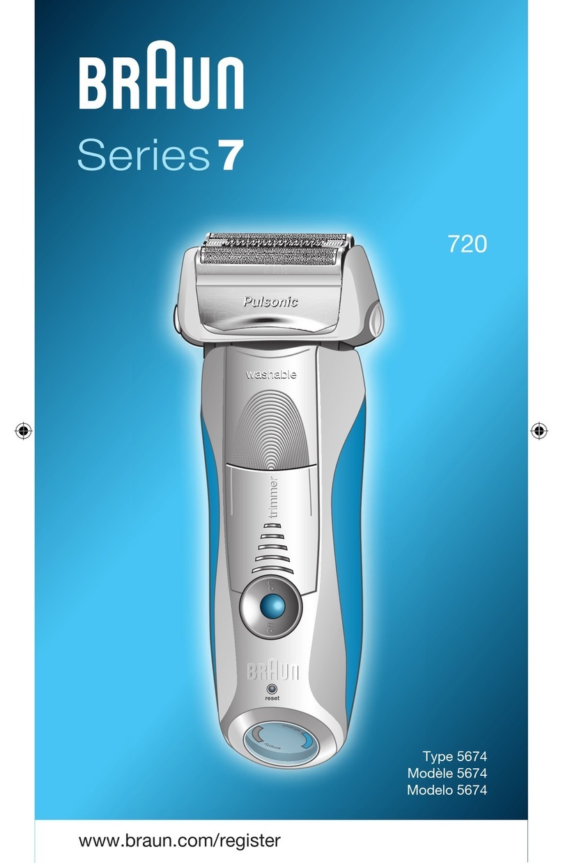 Braun Gillette Prosonic 720 user guide