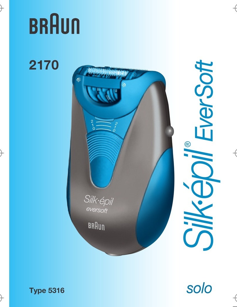Braun Silk epil EverSoft 2170 user guide
