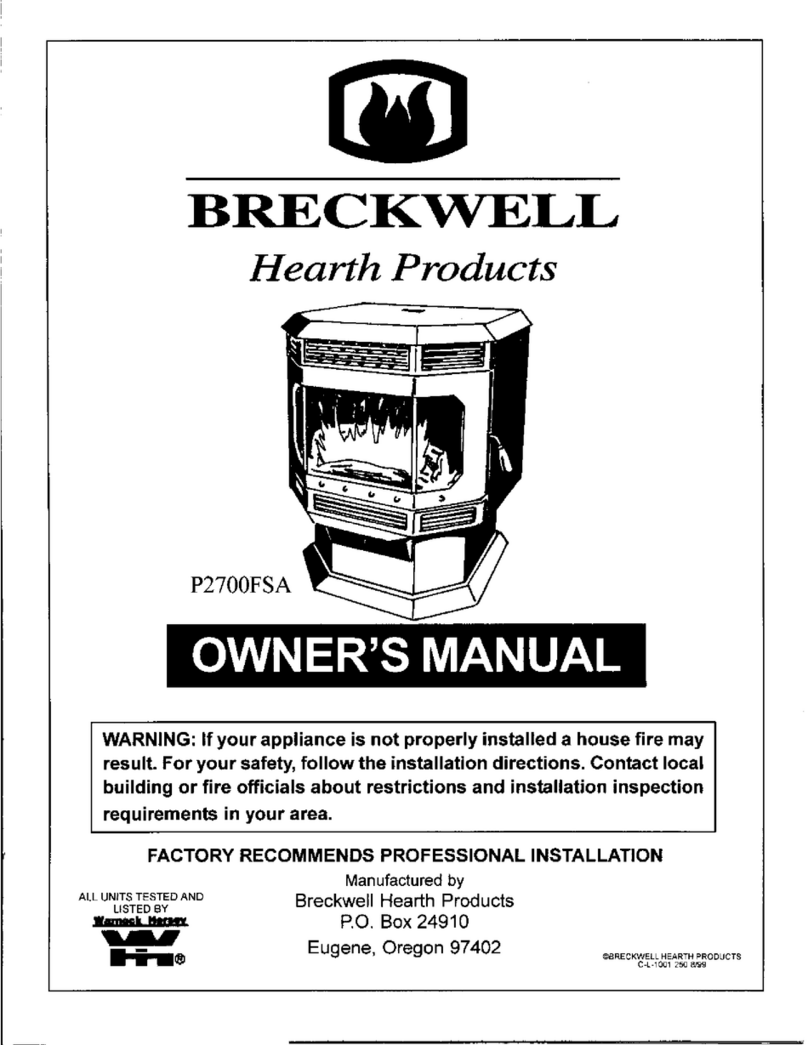 Breckwell Luxury P2700FSA owner's manual
