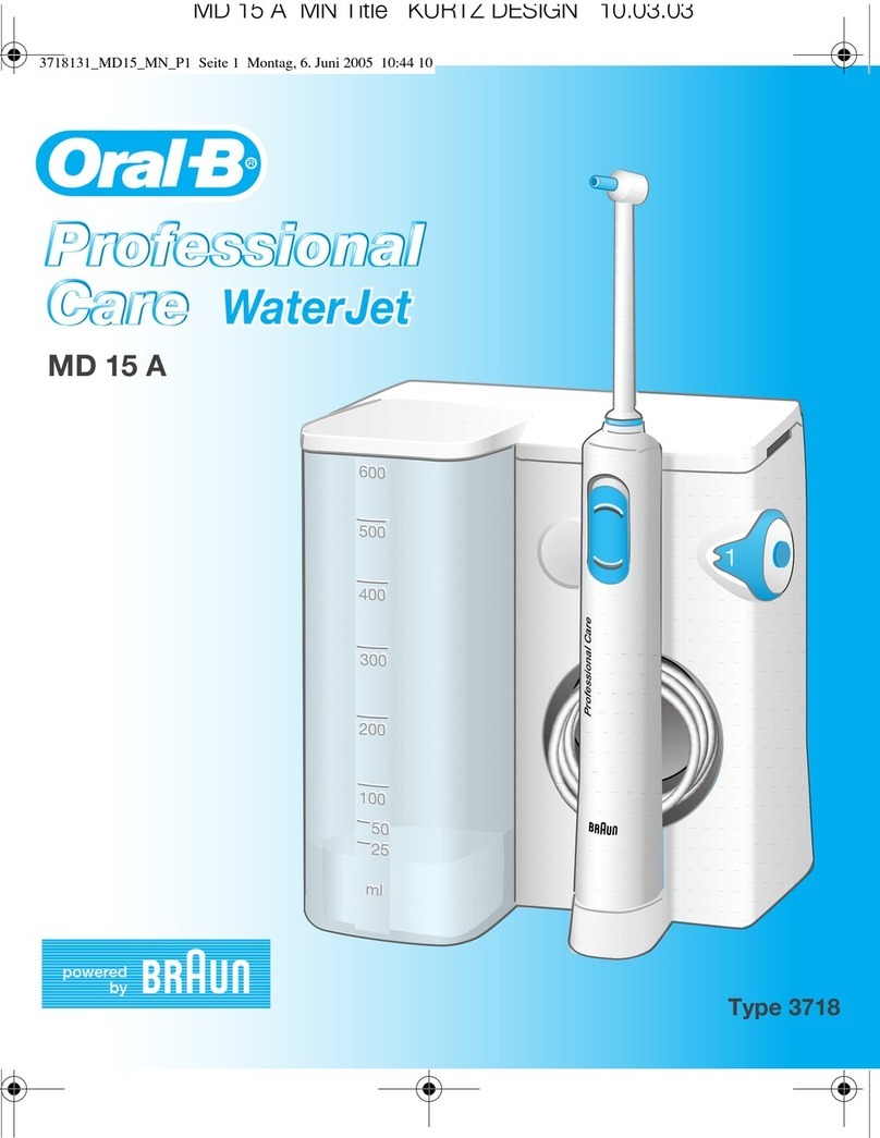 Braun MD 15A User manual