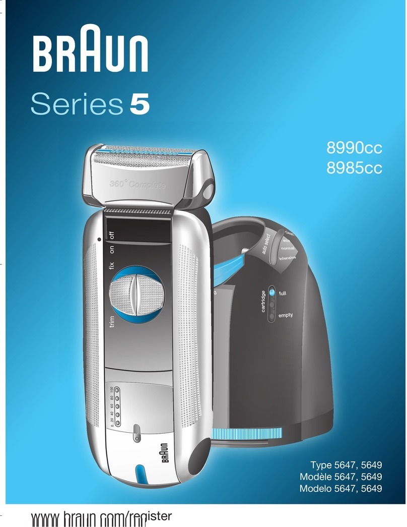 Braun 8985CC User manual