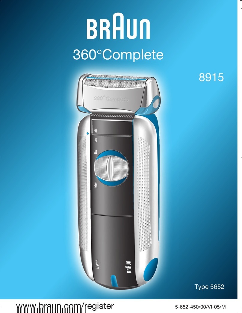 Braun 8915 User manual
