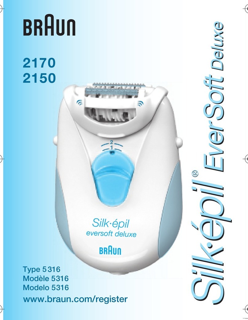Braun Silk epil EverSoft 2150 User manual