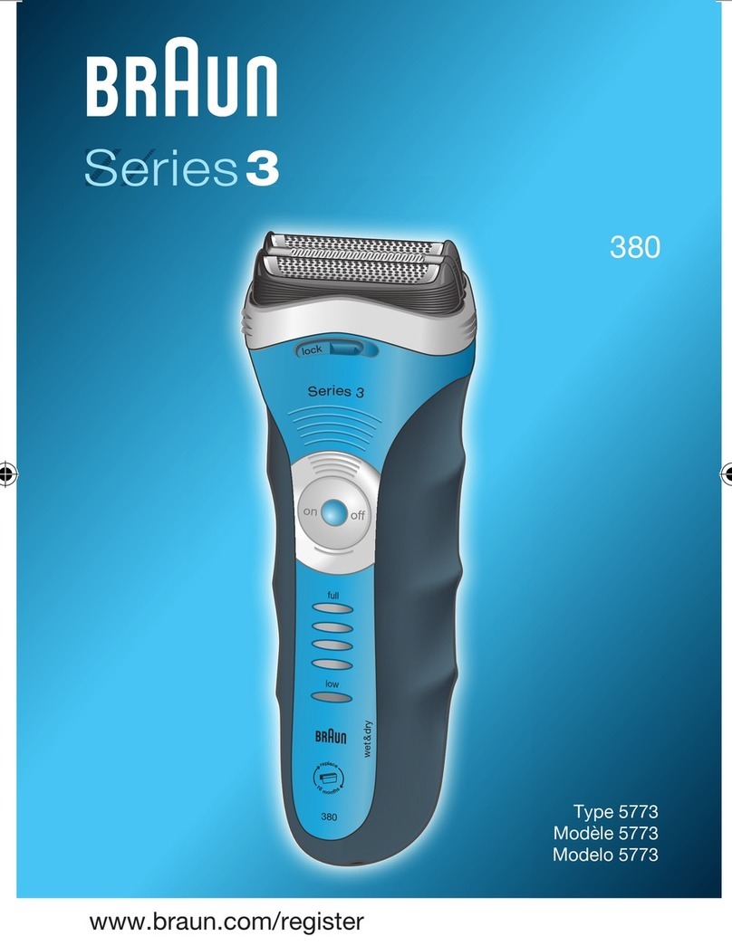 Braun Gillette Contour 380 user guide