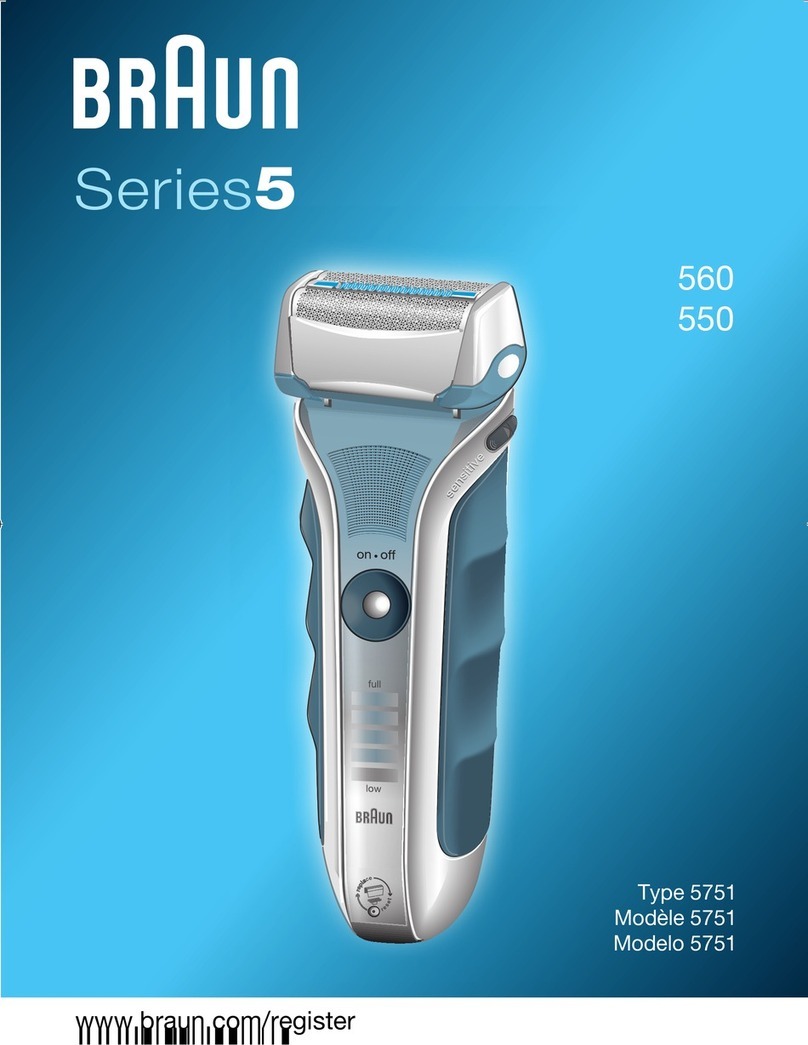 Braun 560 User manual