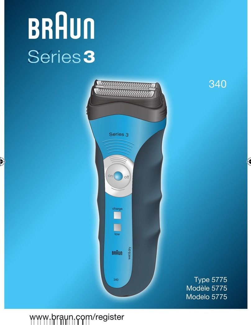 Braun 340 User manual Braun 340 User manual