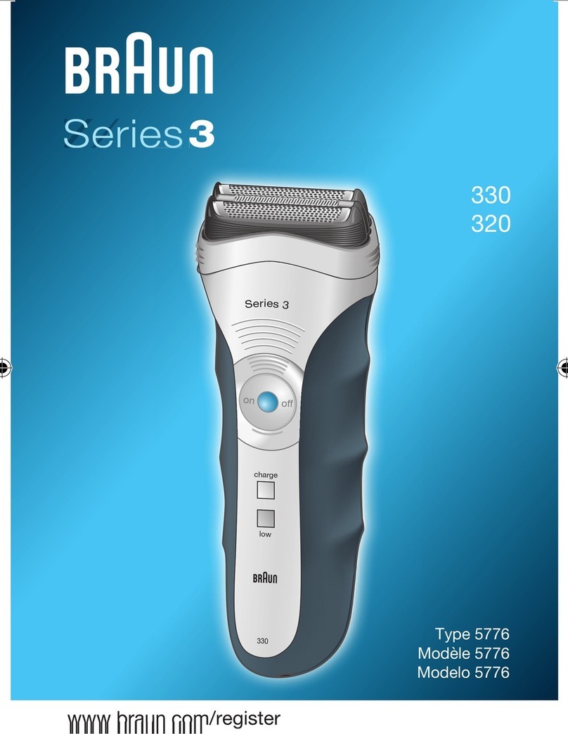 Braun 320 User manual Braun 320 User manual