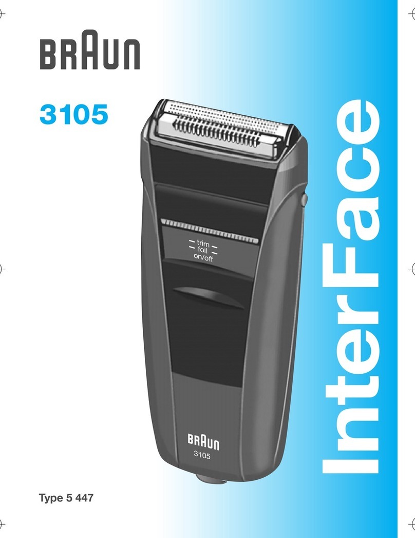 Braun 3105 User manual