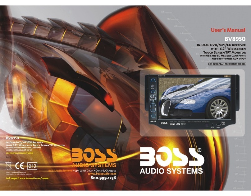Boss Audio Systems BV8950 User manual