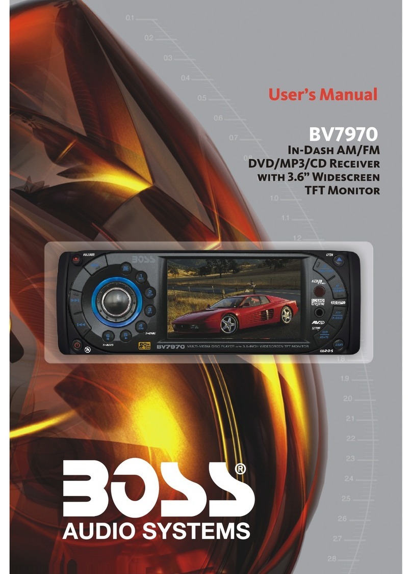 Boss Audio Systems BV7970 User manual Boss Audio Systems BV7970 User manual