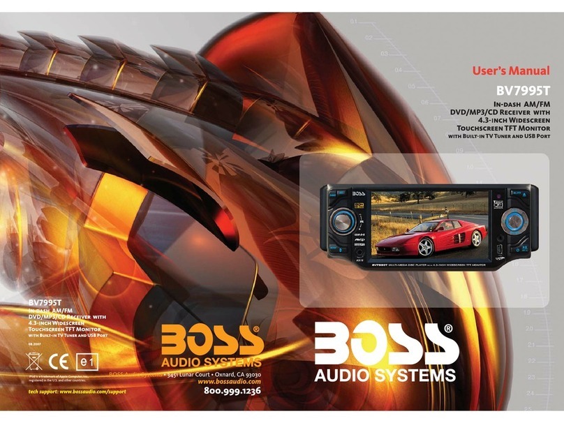 Boss Audio Systems BV7995T user manual