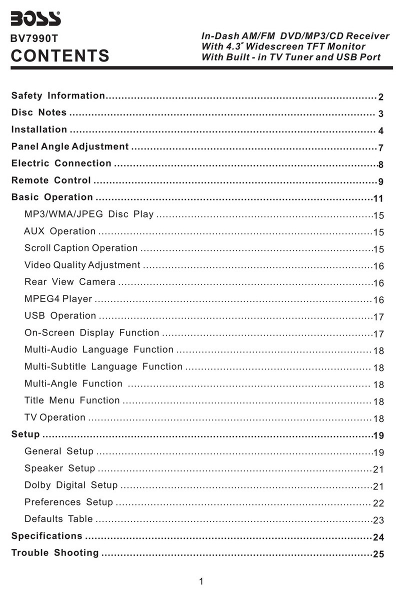 Boss Audio Systems BV7990T User manual