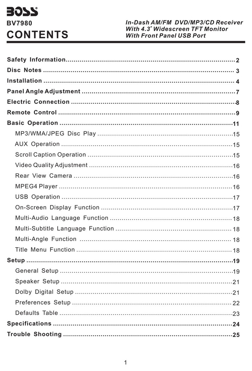 Boss Audio Systems BV7980 user guide