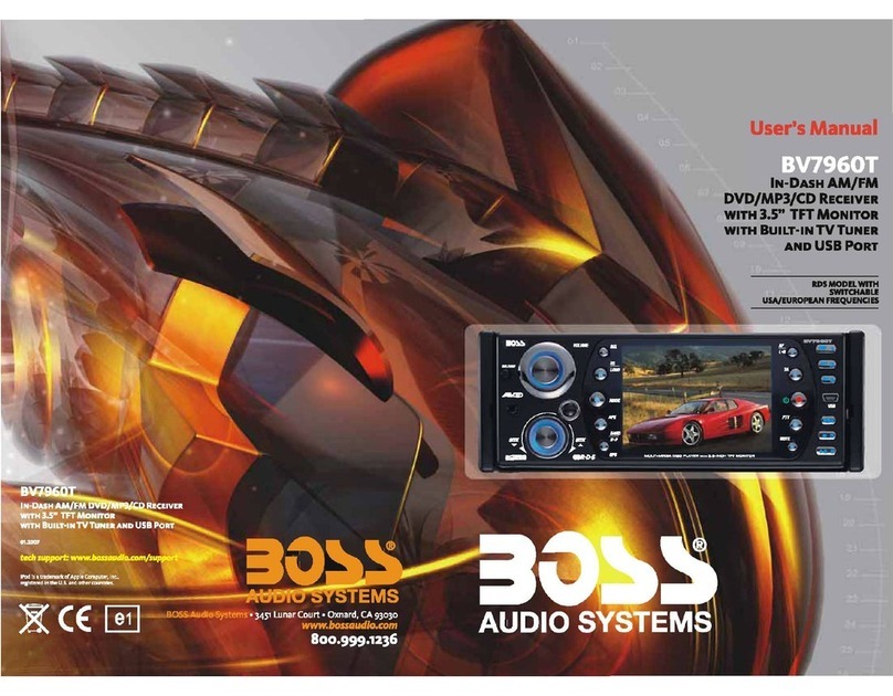 Boss Audio Systems BV7960T User manual