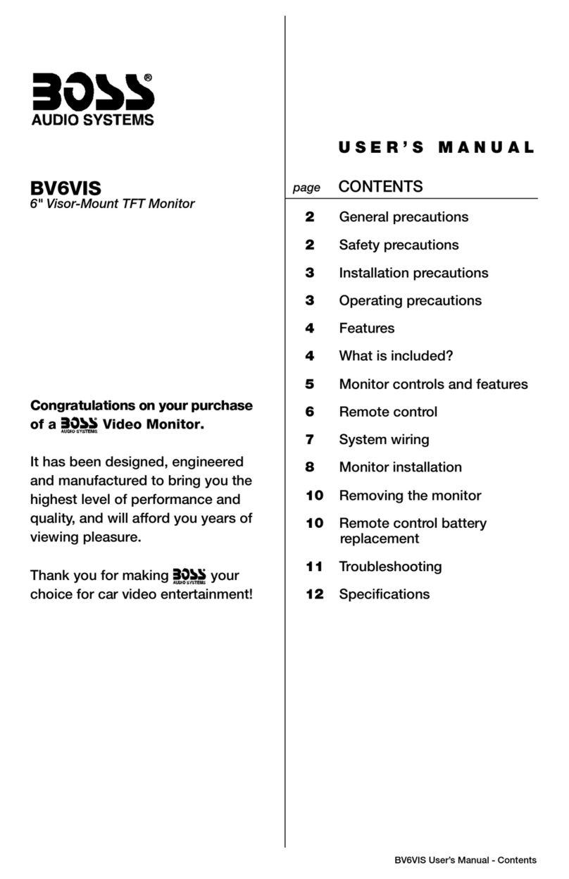 Boss Audio Systems BV6VIS user manual