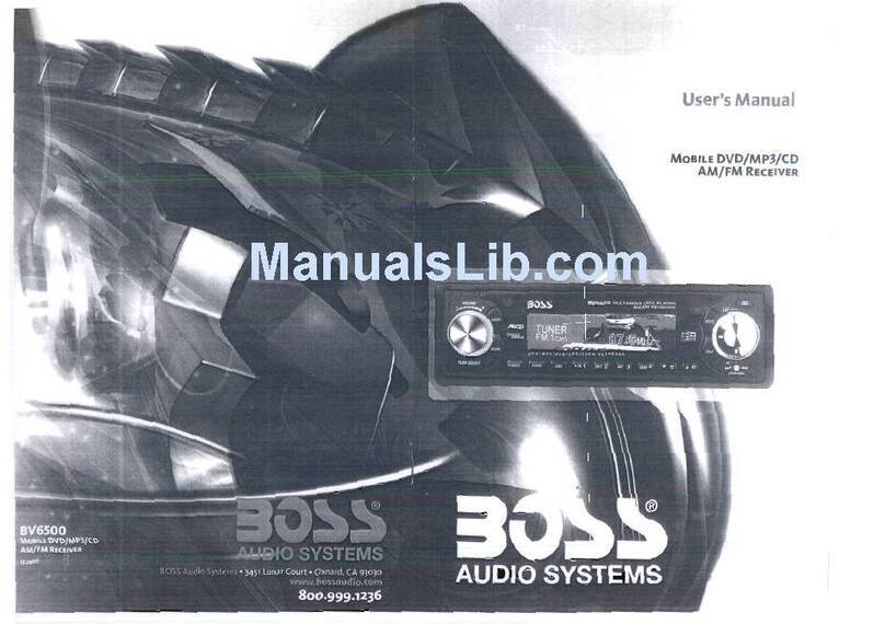 Boss Audio Systems BV6500 User manual