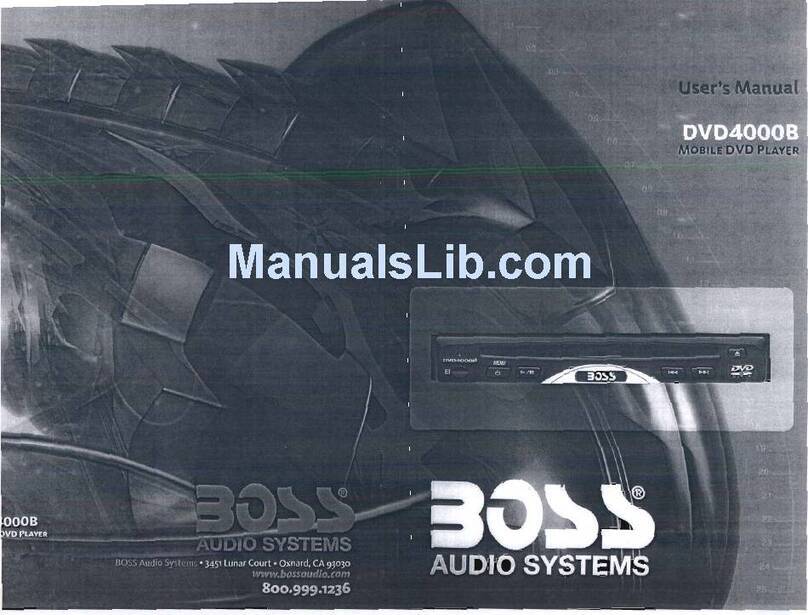 Boss Audio Systems DVD-4000B User manual
