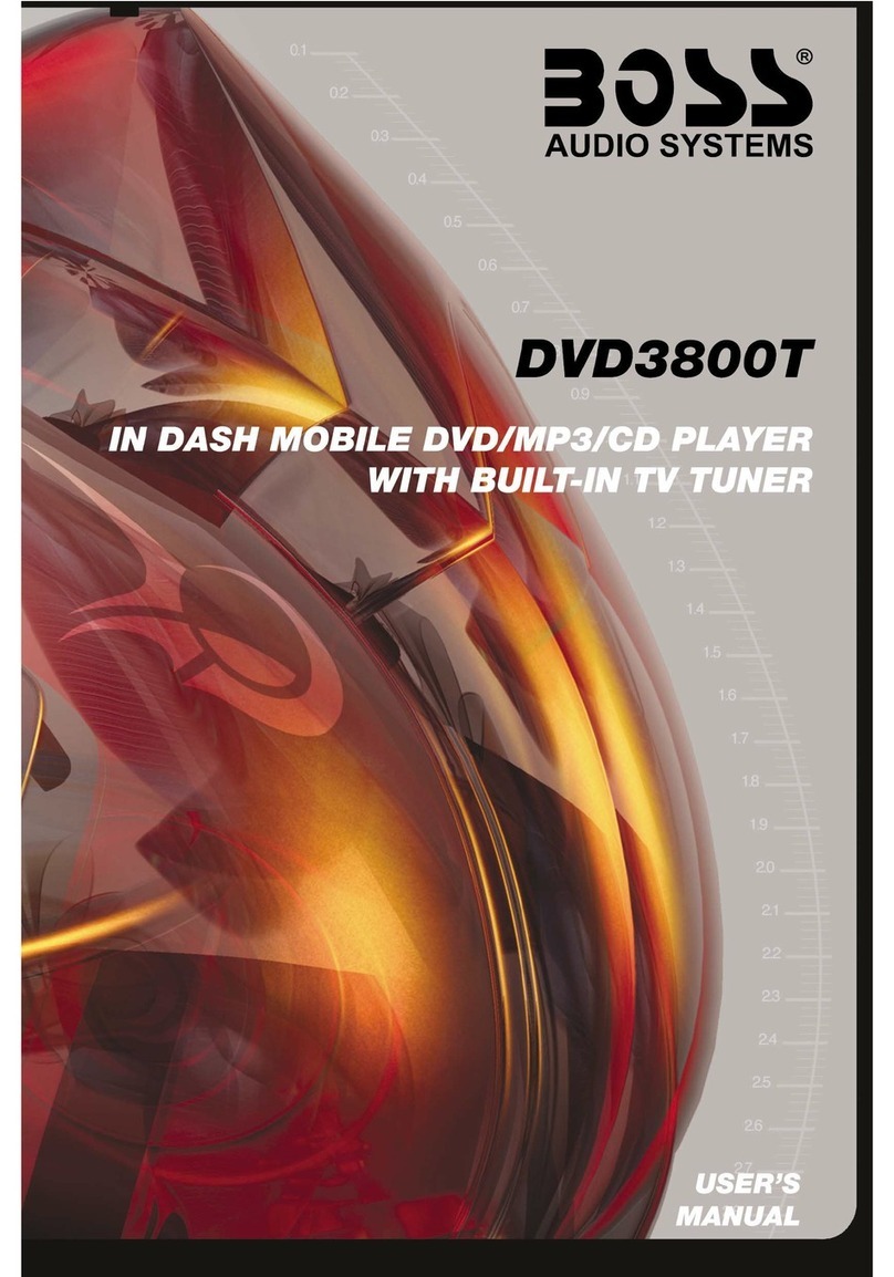 Boss Audio Systems DVD-3800T user manual