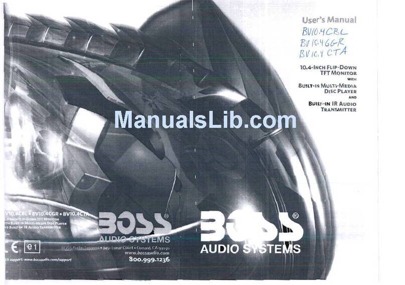 Boss Audio Systems BV10.4CT user manual
