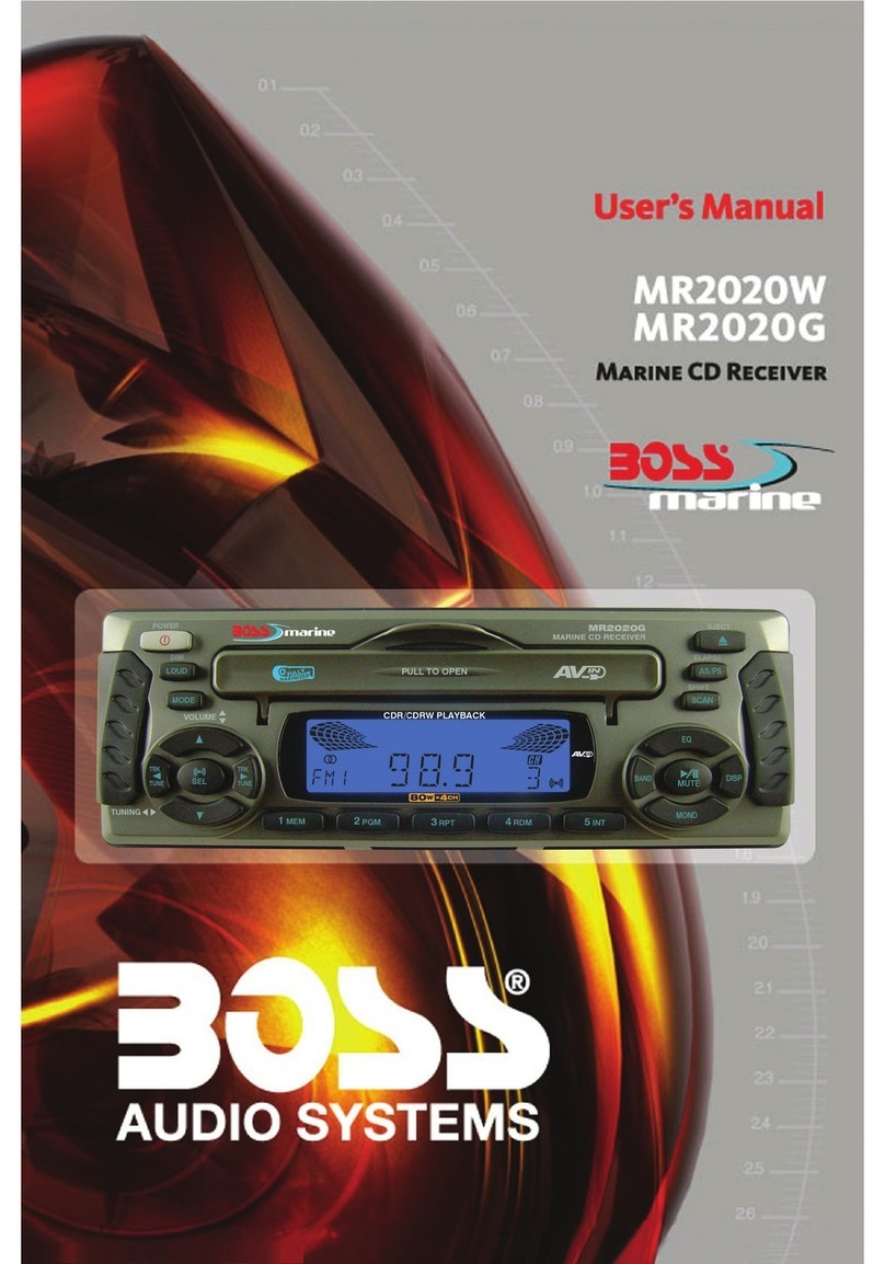 Boss marine MR2020G user manual