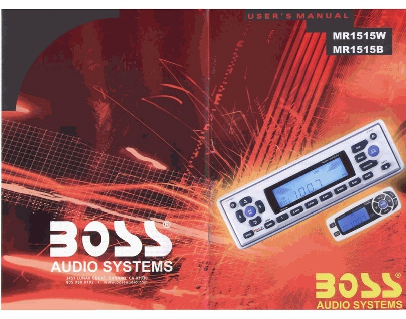 Boss Audio Systems MR1515W User manual Boss Audio Systems MR1515W User manual