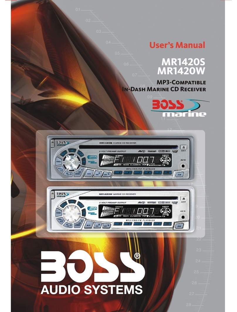 Boss marine MR1420S user manual