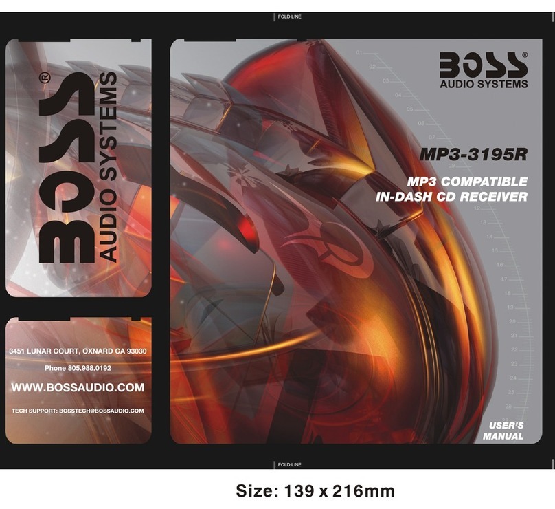Boss Audio Systems MP3-3195R User manual