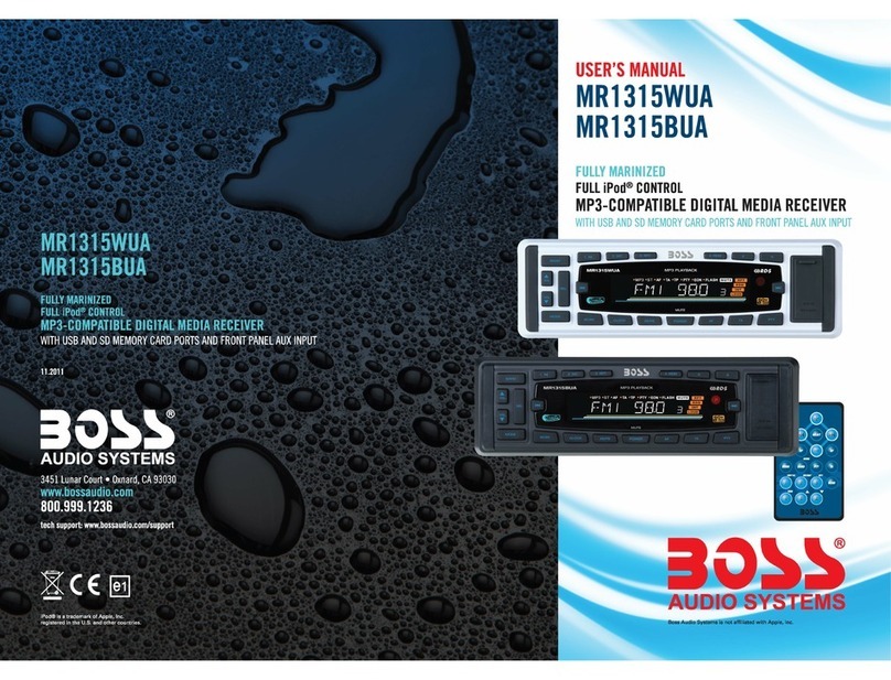 Boss Audio Systems MR1315WUA User manual