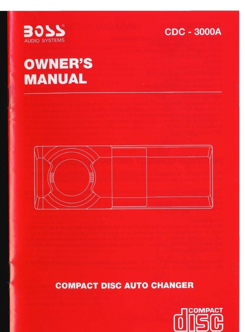 Boss Audio Systems CDC-3000A owner's manual