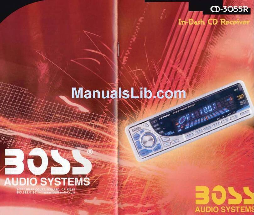 Boss Audio Systems CD-3055R User manual