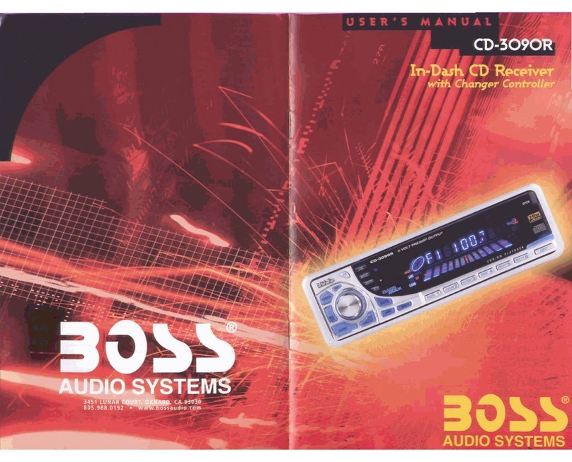 Boss Audio Systems CD-3090R user manual