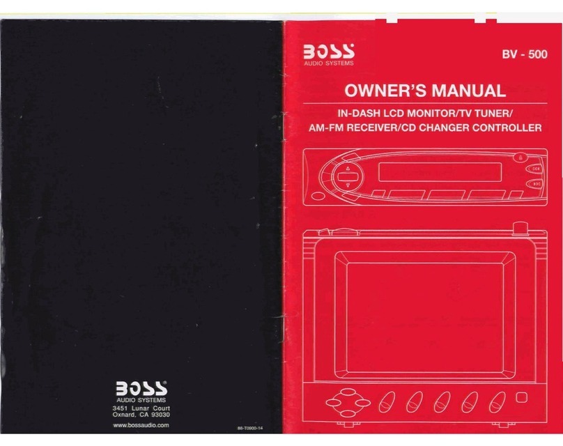 Boss Audio Systems BV500 User manual Boss Audio Systems BV500 User manual