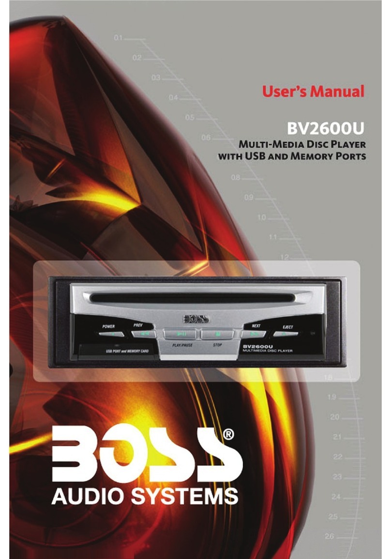 Boss Audio Systems BV2600U user manual