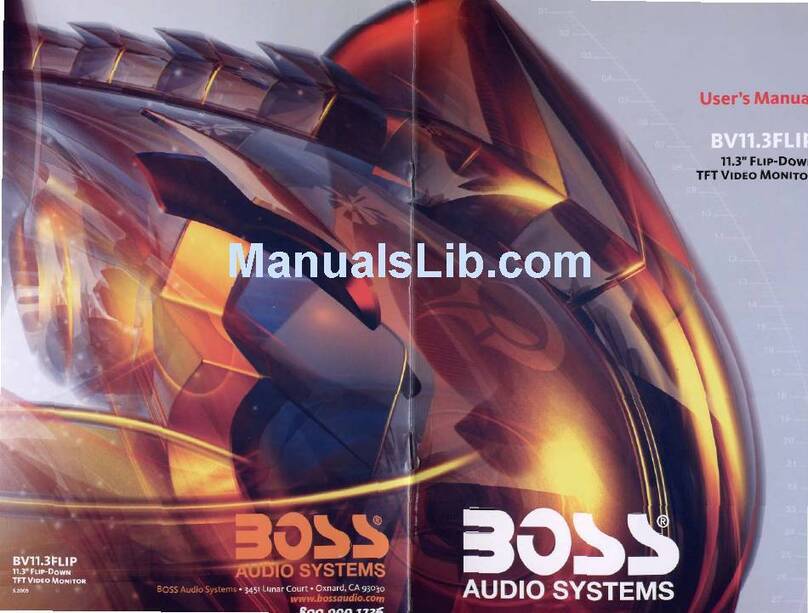 Boss Audio Systems BV11.3FLIP User manual Boss Audio Systems BV11.3FLIP User manual