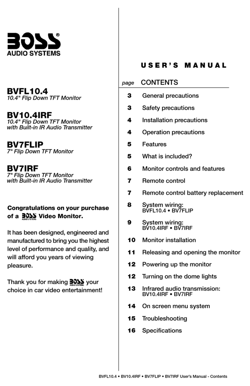 Boss Audio Systems Vision BV10.4IRF User manual