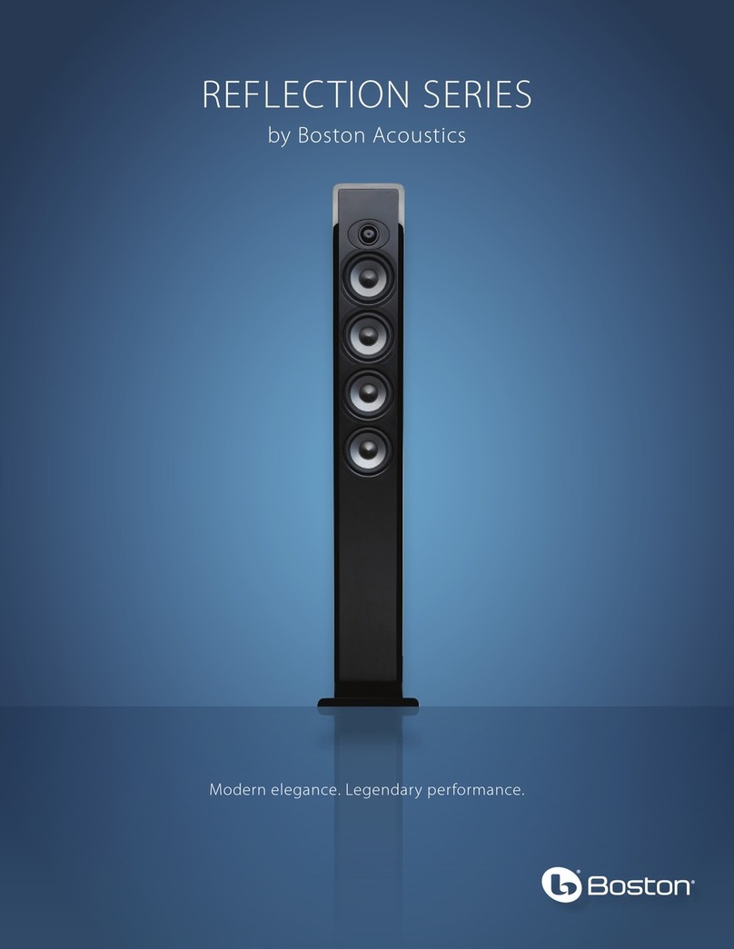 Boston Acoustics Reflection Series RS223 Specifications