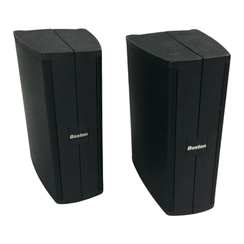 Boston Acoustics Micro90c II User manual
