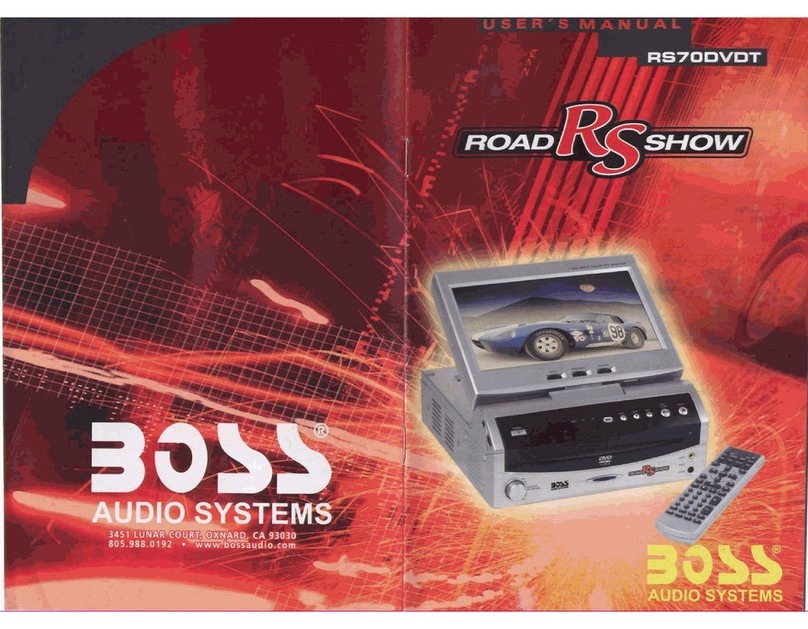Boss Audio Systems Road Show RS70DVDT user manual